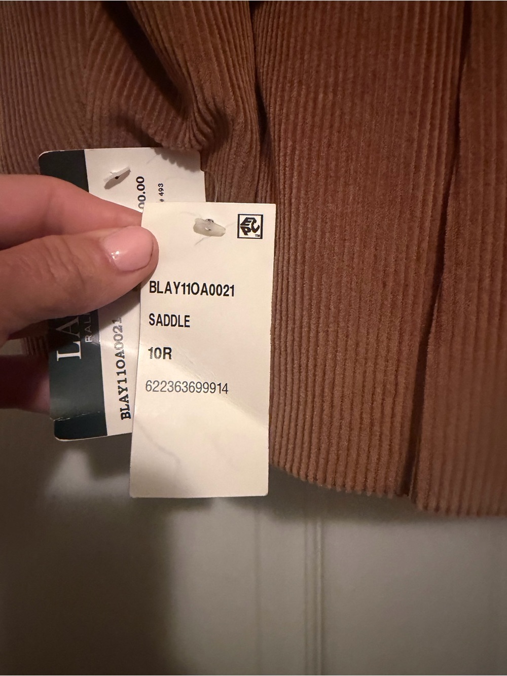 Boys Lauren Ralph Lauren Corduroy Blazer in Caramel Brown - Picture 4 of 11